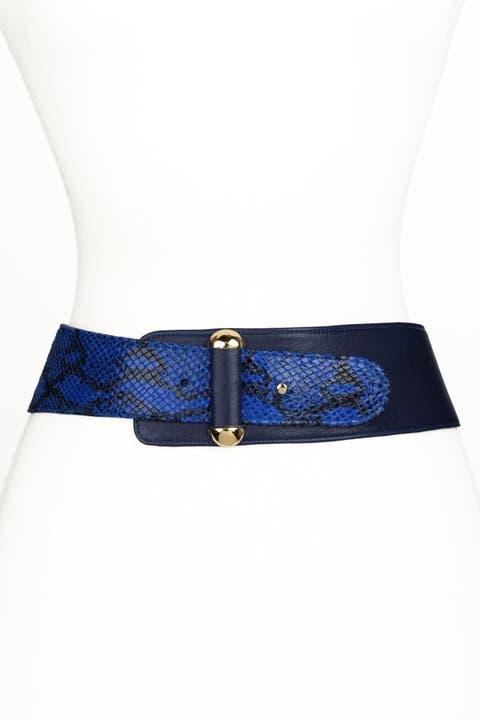 Vixen Color Block Leather Belt