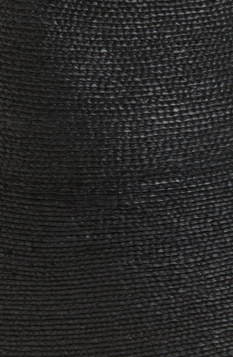 Janessa Leoné Collette Straw Sun Hat, Alternate, color, Black