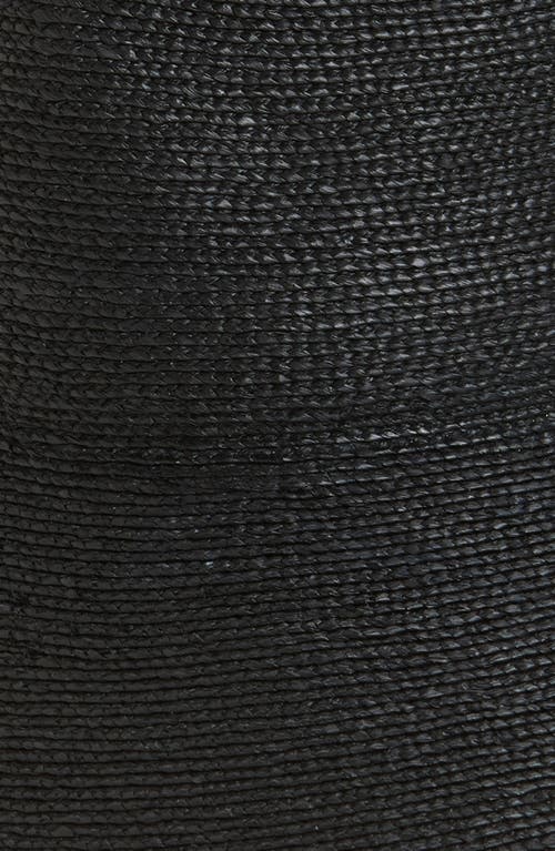 Janessa Leone Colette Wide-brim Raffia Hat In Black