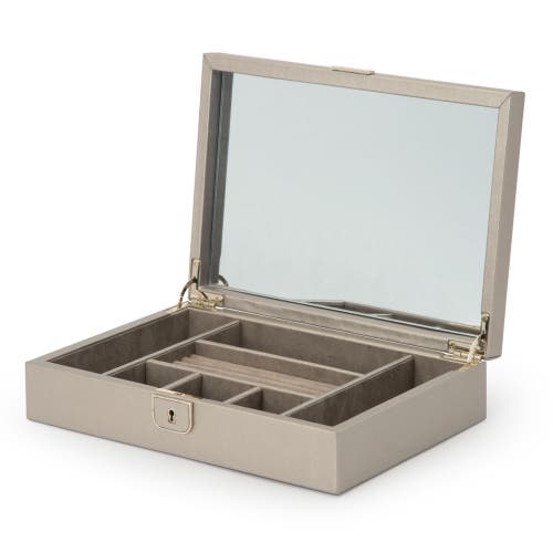 Wolf Palermo Medium Jewelry Box In Pewter