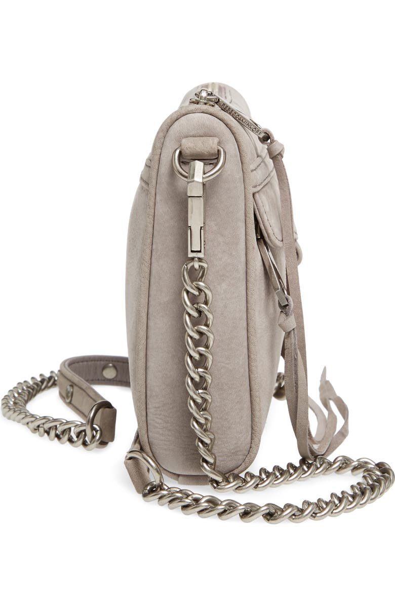 Rebecca Minkoff Mini MAC Nubuck Convertible Crossbody Bag, Alternate, color,