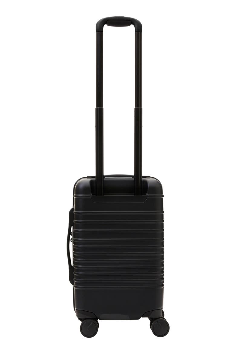 The Small International Carry-On Roller Suitcase, Alternate, color, ALL BLACK