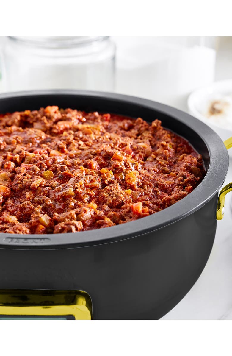 GreenPan Elite Reserve 6-Quart Smart Skillet, Alternate, color, Black