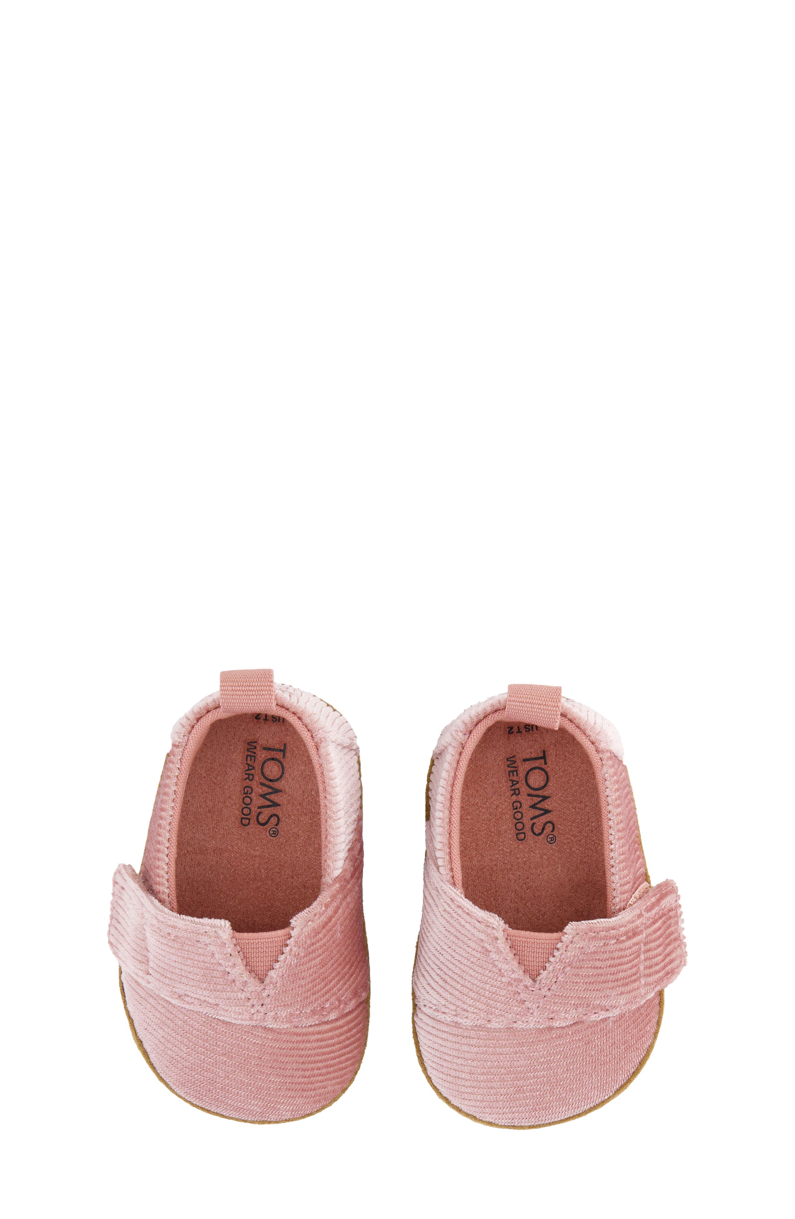 TOMS Alpargata Crib Shoe, Alternate, color, 