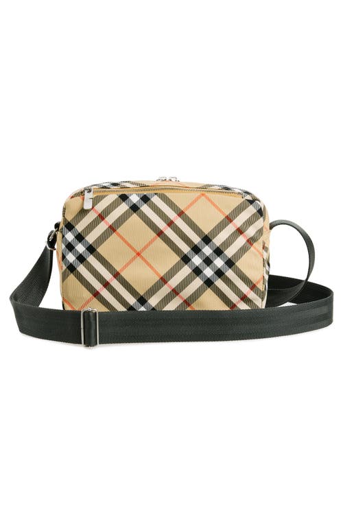 Burberry Essential Mini Crossbody Handbag For Men In Sand