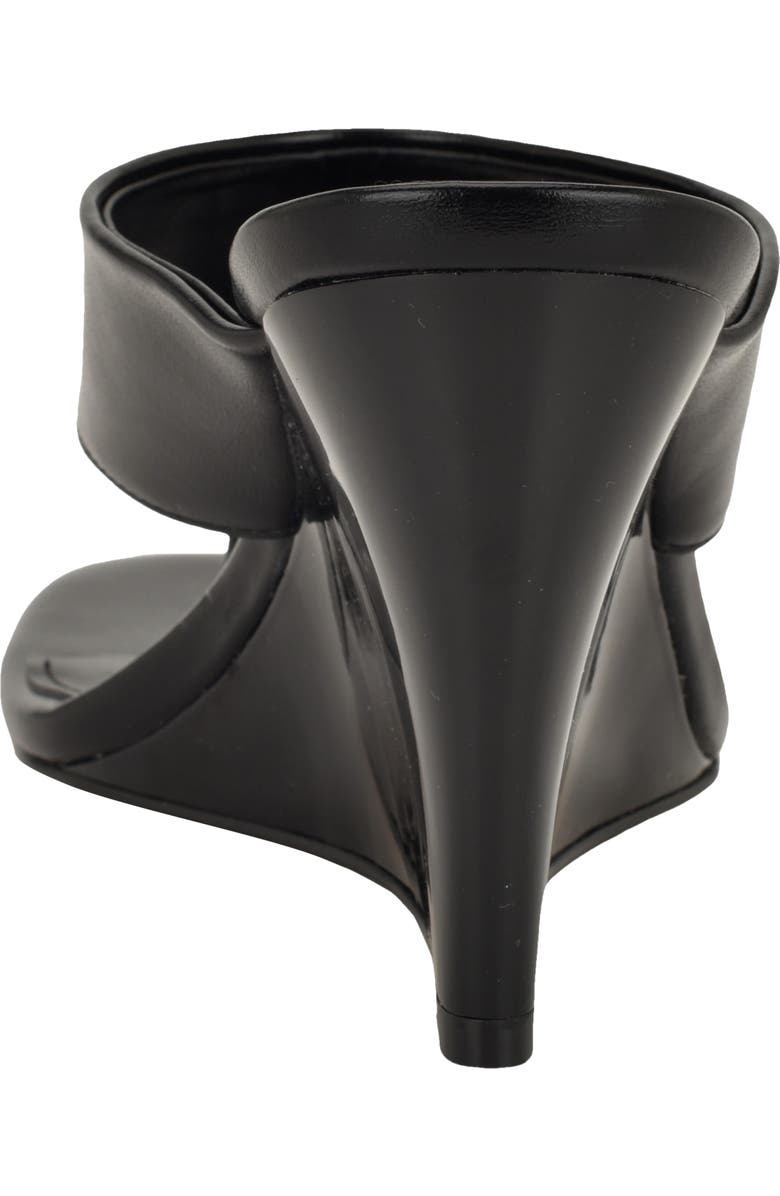 Nine West Presa Wedge Flip Flop, Alternate, color, Black/ Black