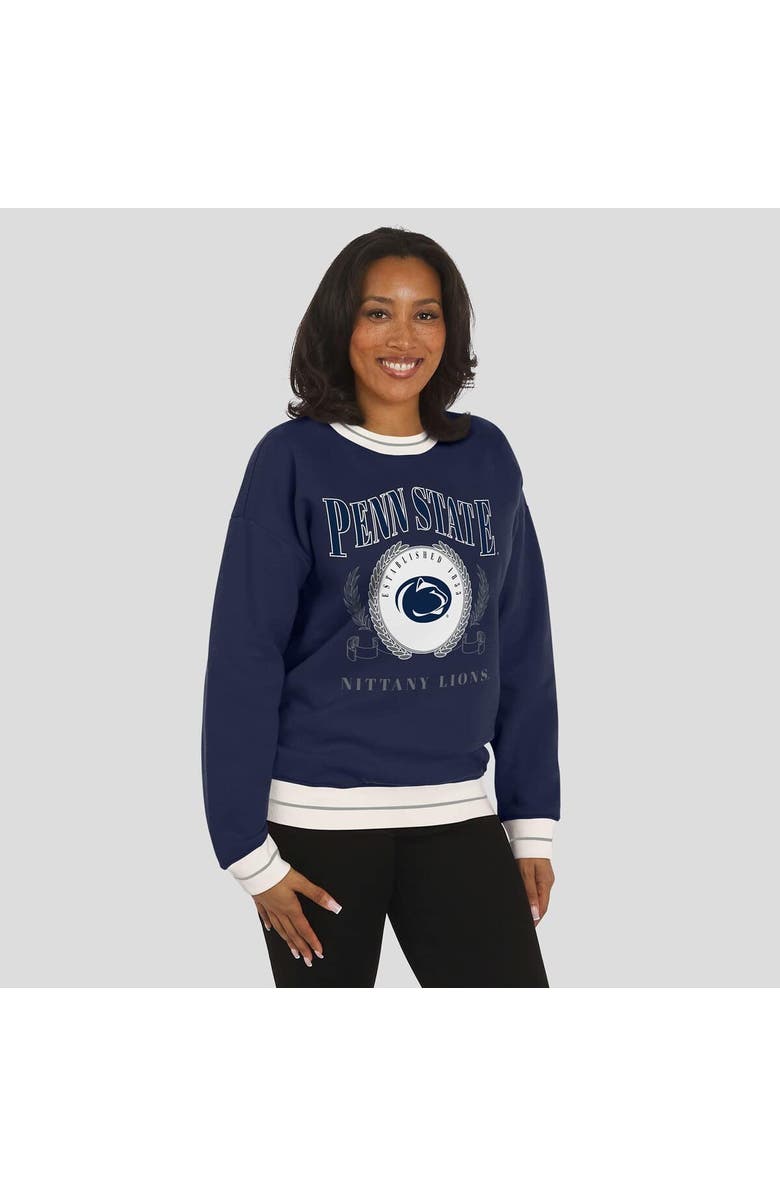 WEAR by Erin Andrews Women's WEAR by Erin Andrews Navy Penn State Nittany Lions Seal Sweatshirt, Alternate, color, Navy