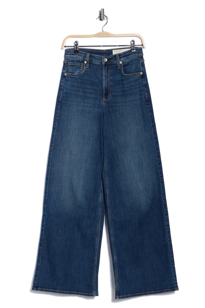Serena High Waist Wide Leg Jeans, Alternate, color, BOGART
