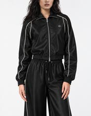 PHILIPP PLEIN Laminated Tracksuit Jacket Women