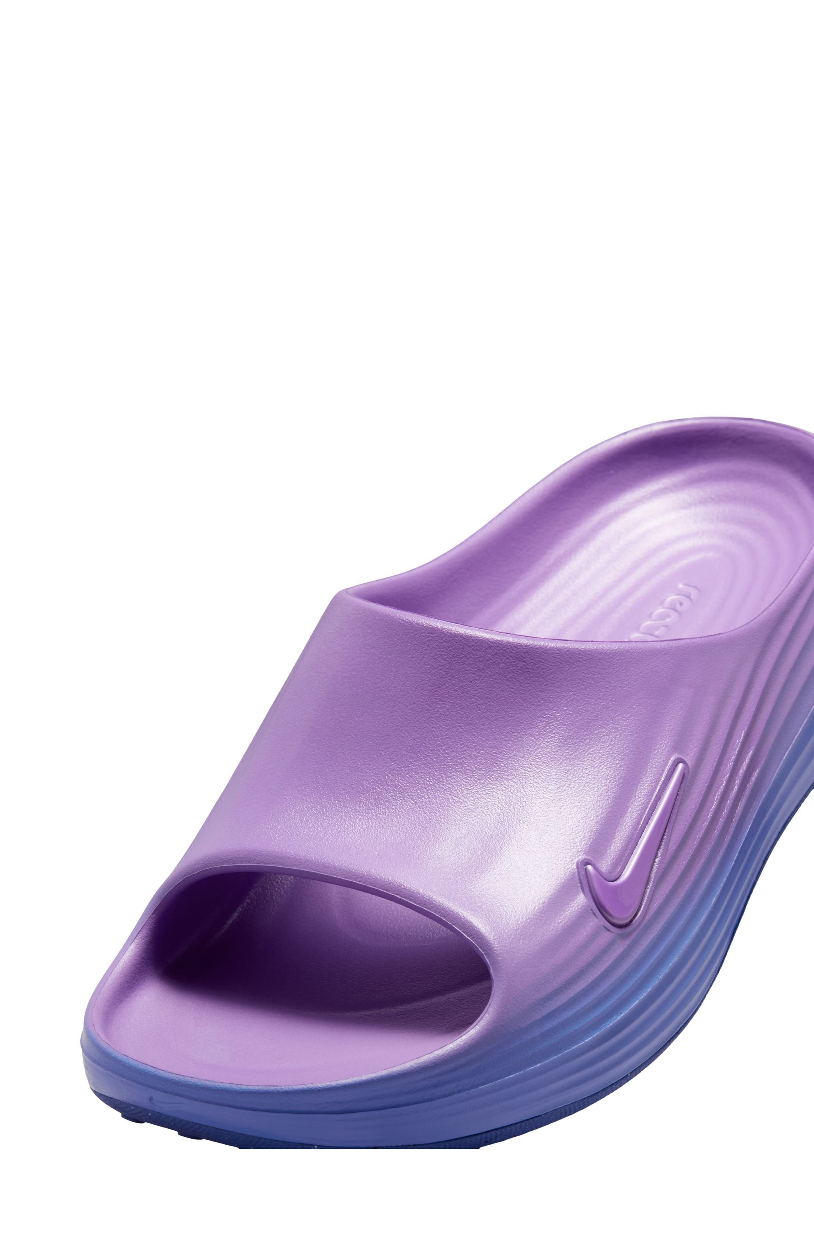 Nike ReactX Rejuven8 Slide, Alternate, color, Bright Violet/ Violet-Sapphire