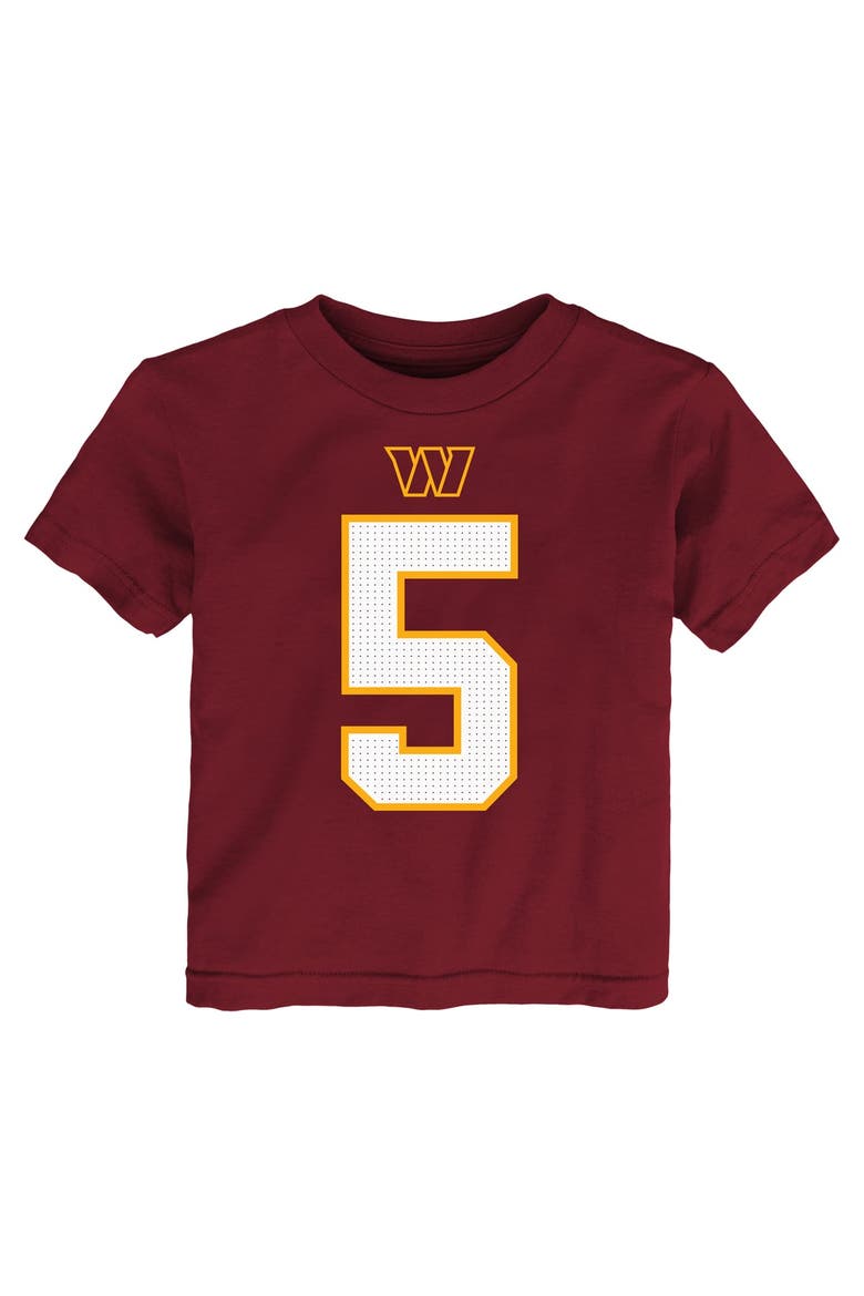 Toddler Nike Jayden Daniels Burgundy Washington Commanders Name & Number T-Shirt, Alternate, color, Burgundy