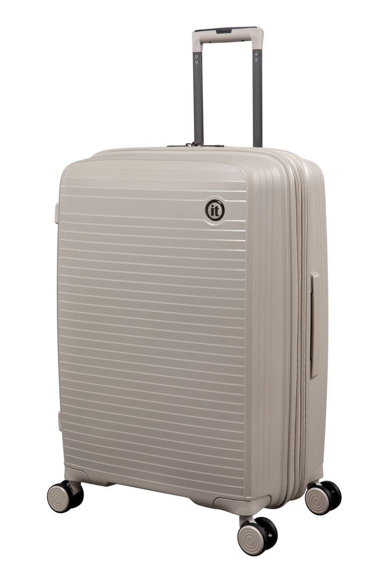 Spontaneous 27-Inch Hardside Carry-On Expandable Spinner, Main, color, FEATHER GRAY