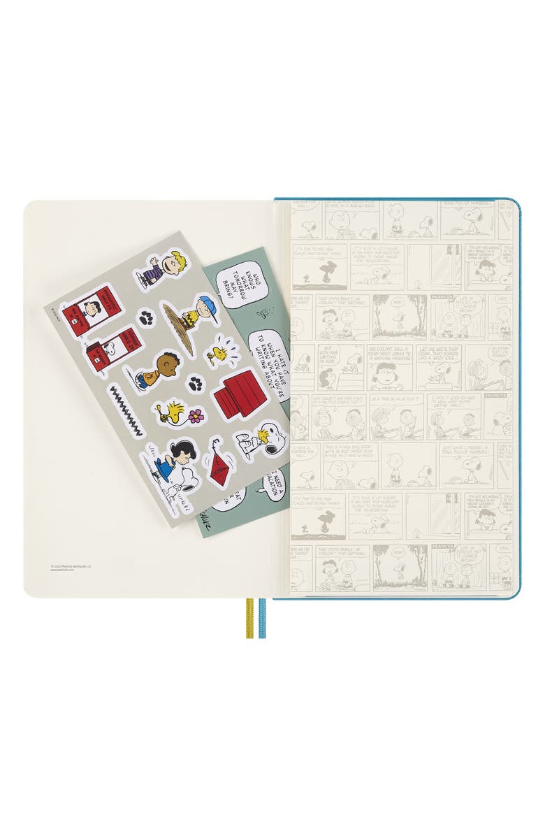 Moleskine Peanuts Large 18-Month Weekly Planner, Alternate, color, Blue
