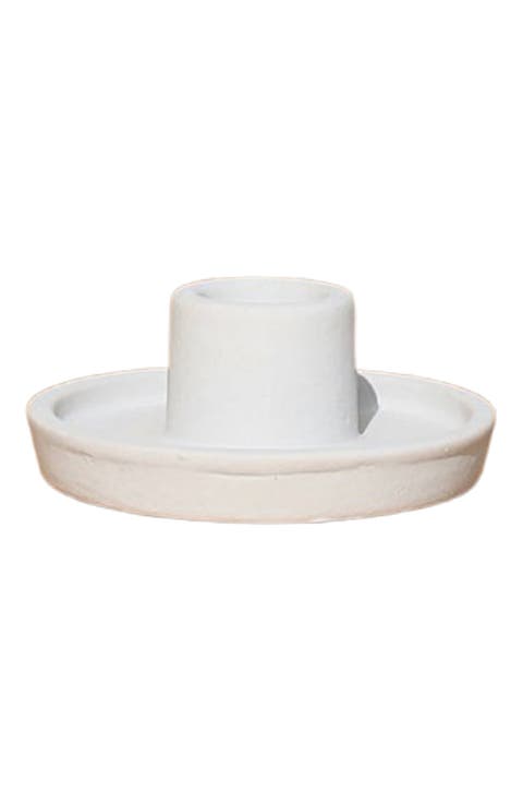 Whirl Ceramic Candle Holder - Set of 2