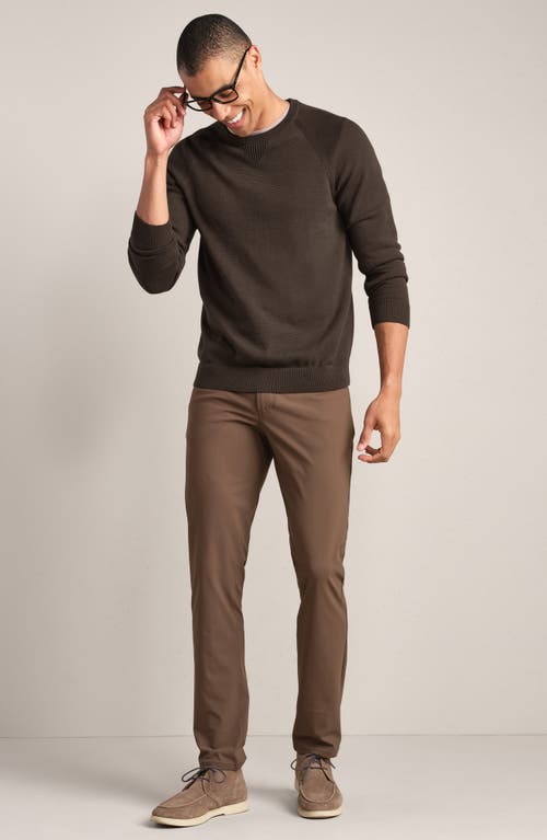 Rhone Commuter Crewneck Sweater In Brown