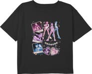 KPop Demon Hunters Girl's KPop Demon Hunters Huntrix Collage Stars  Graphic T-Shirt