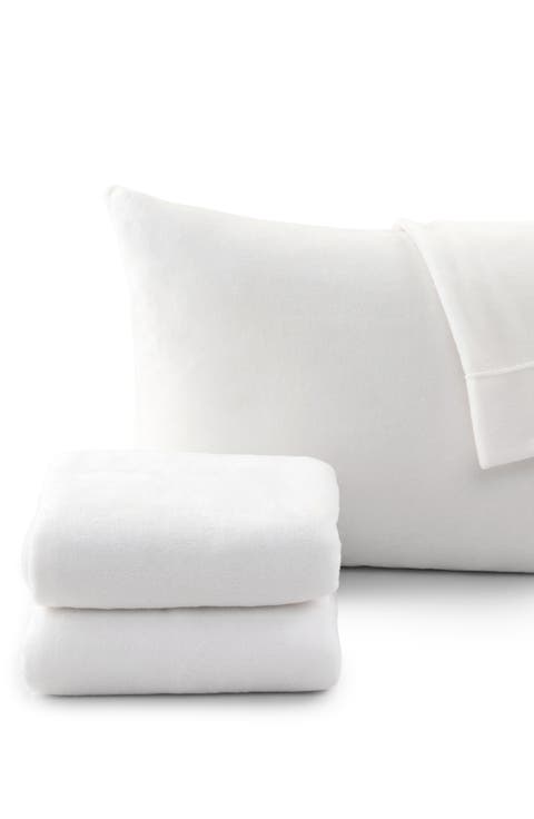Solid Plush Velour Sheet Set