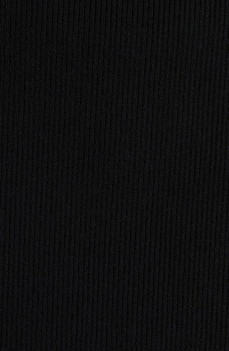 Bottega Veneta Rib Tank Sweater Dress, Alternate, color, 1000 Black