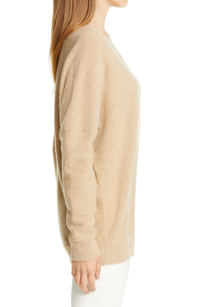 Lafayette 148 New York Wool & Cashmere V-Neck Sweater, Alternate, color, 