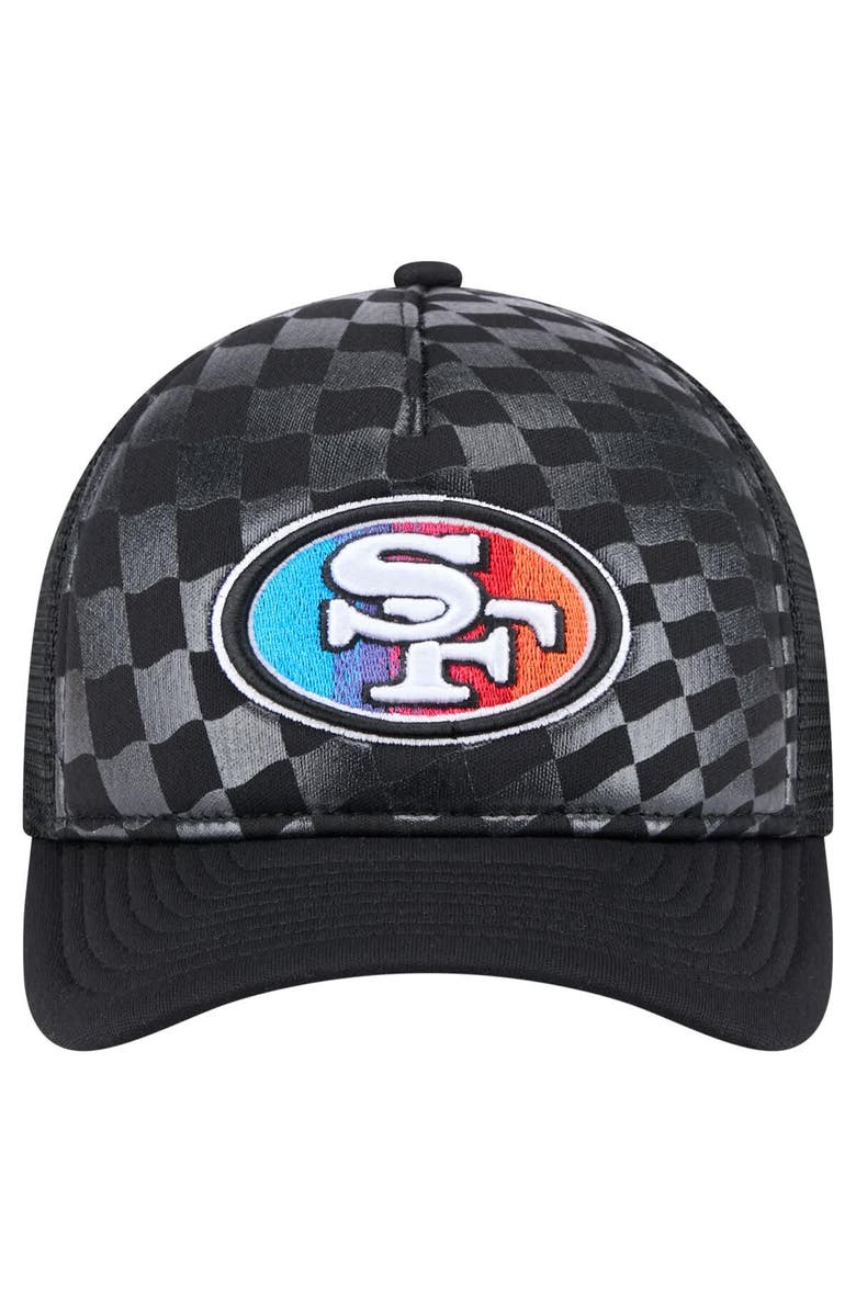 New Era Men's New Era Black San Francisco 49ers Gradient 9FORTY Adjustable Hat, Alternate, color, Black