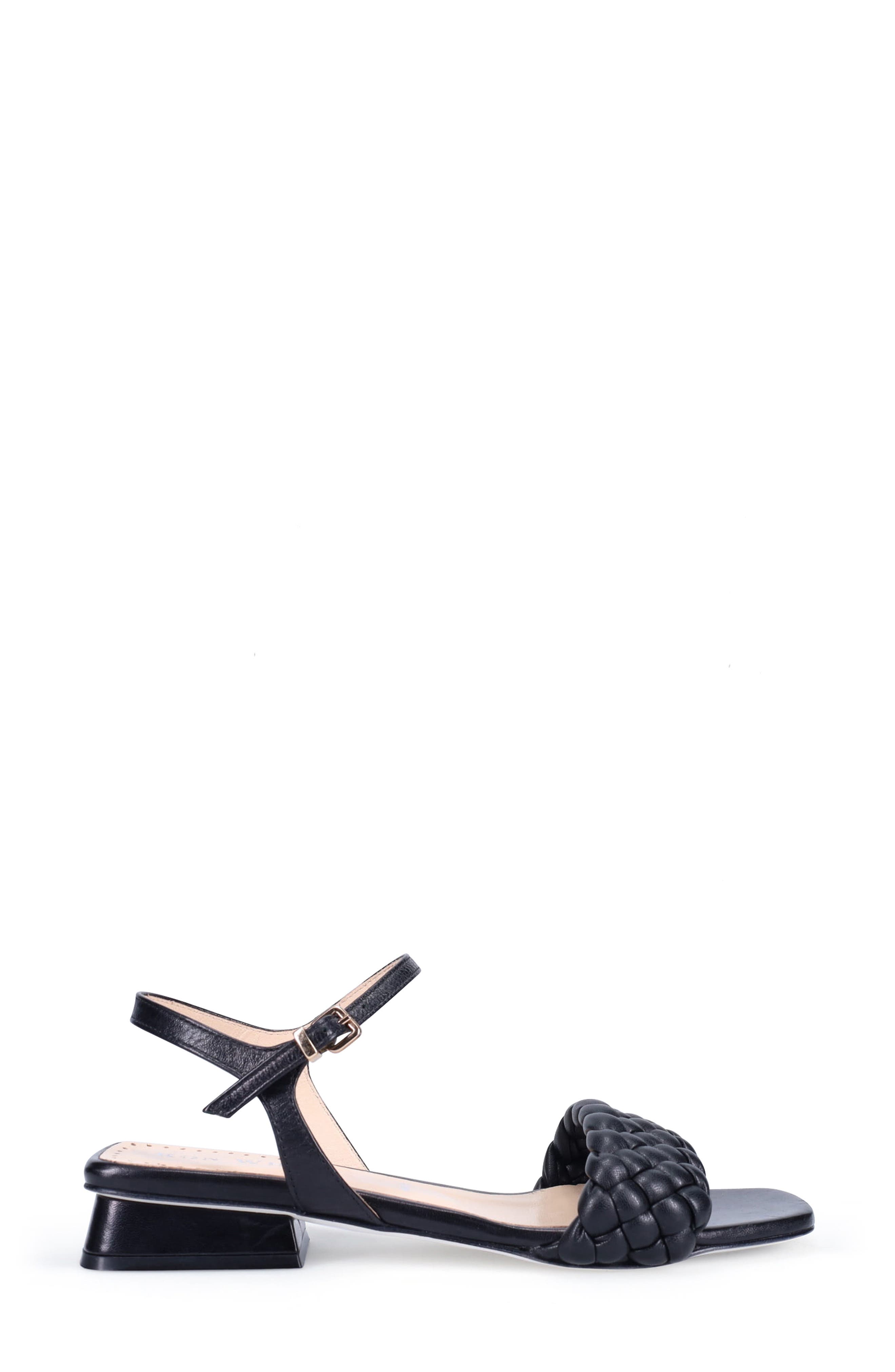 Ron White Barbra Ankle Strap Sandal, Alternate, color, Onyx