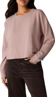 Eileen Fisher Crop Organic Cotton Sweatshirt