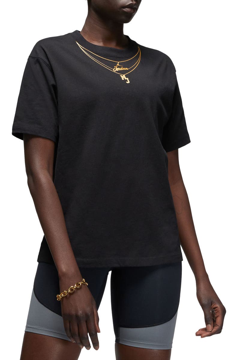 Jordan Chain Short Sleeve Graphic Cotton Tee, Main, color, 