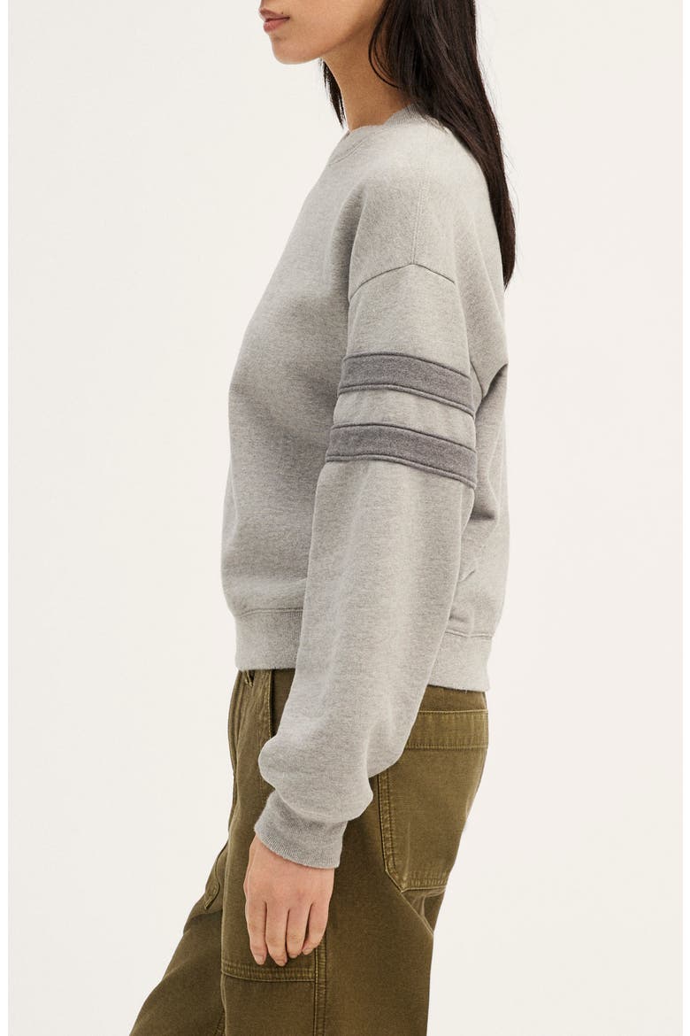 McCarren Crewneck Varsity Sweatshirt, Alternate, color, VARSITY STRIPE