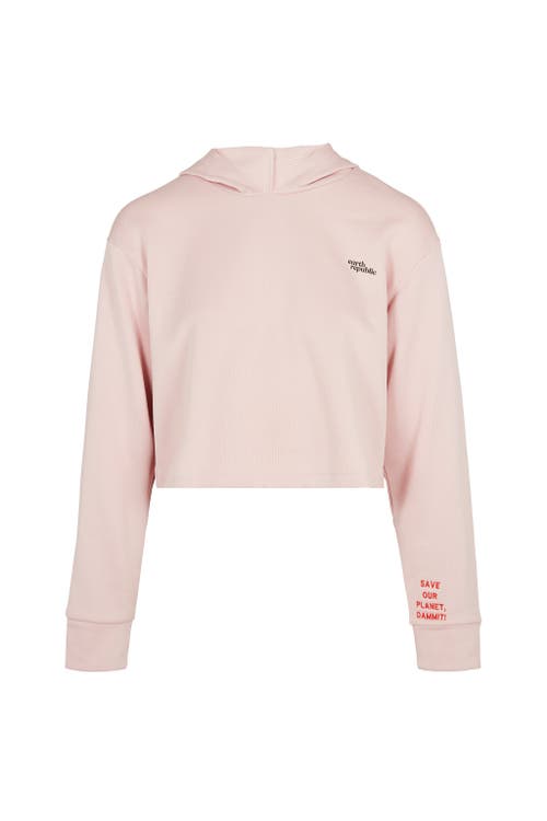 Earth Republic Myah Cropped Hoodie In Pink