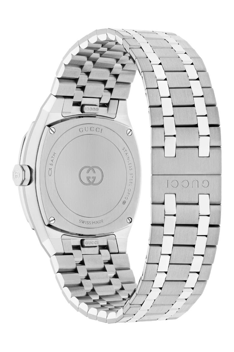 25H Bracelet Watch, 30mm, Alternate, color, SILVER/ PINK