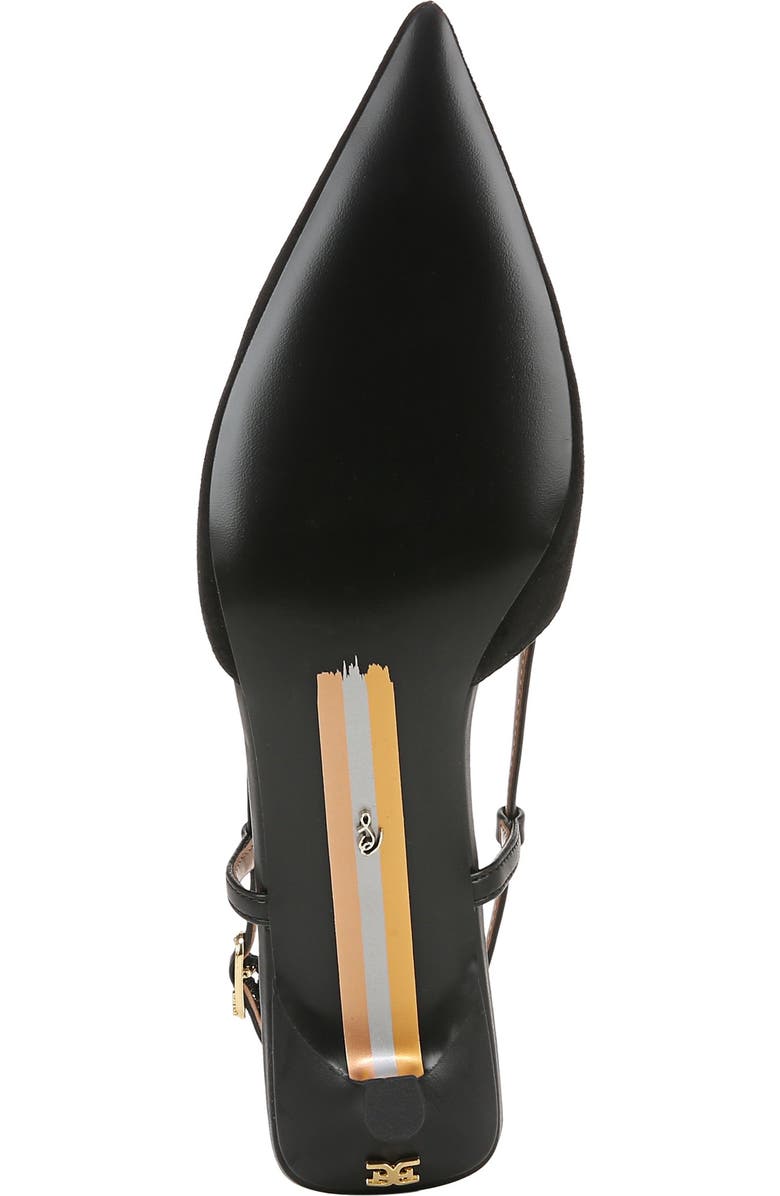 Sam Edelman Toni Slingback Pointed Toe Kitten Heel Pump, Alternate, color,