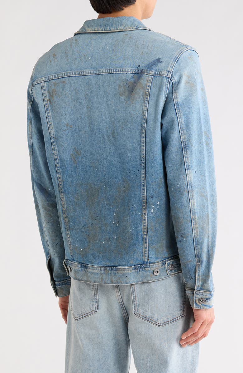 AG Dart Denim Jacket, Alternate, color, 19 Years Petroglyph Painted