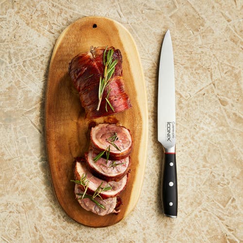 Cuisine::pro Iconix 8" Carving Knife In Black