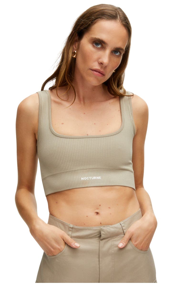 Nocturne Ribbed Crop Top, Main, color, 