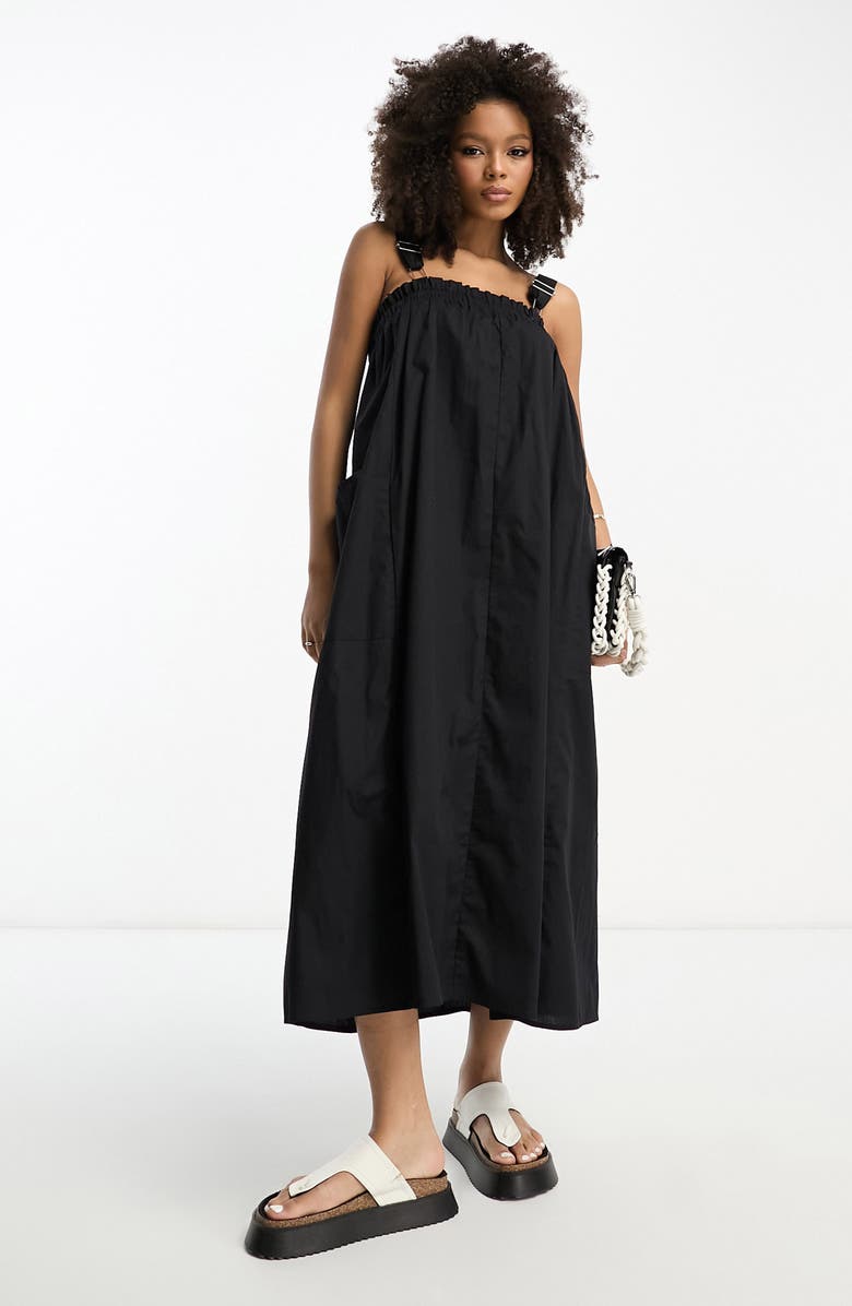 ASOS DESIGN Cotton Trapeze Sundress, Main, color, 