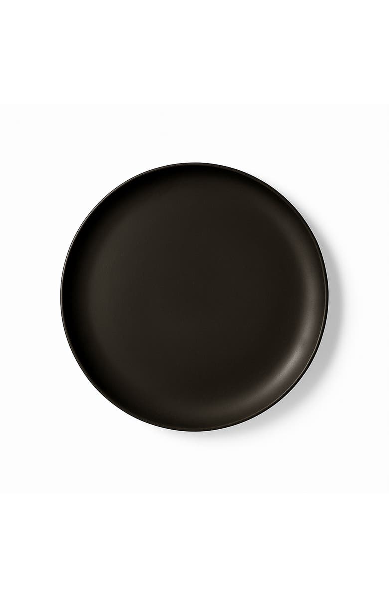 Gharyan Stoneware Gourmet Breakfast Dishes, Set of 12, Alternate, color, Matte Black
