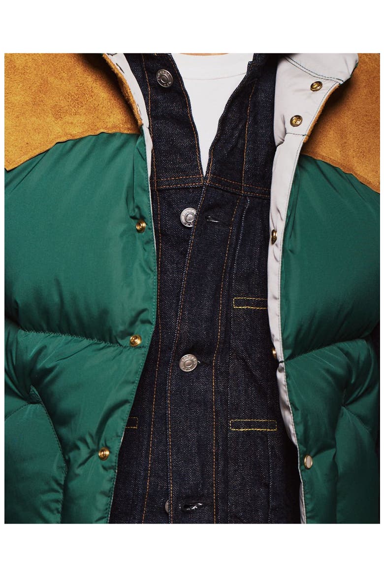 Rocky Mountain Featherbed Down Vest, Alternate, color, PINE GREEN