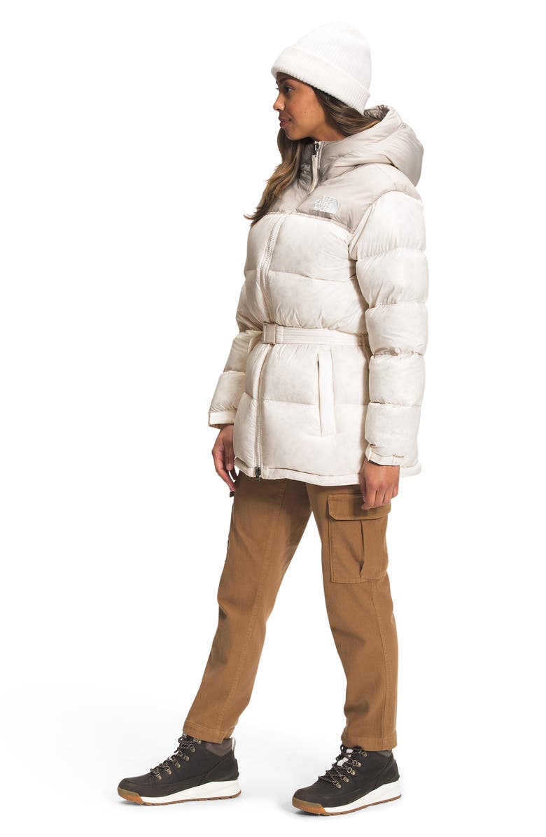 The North Face Nuptse<sup>®</sup> Belted Water Repellent 700 Fill Power Down Jacket, Alternate, color,