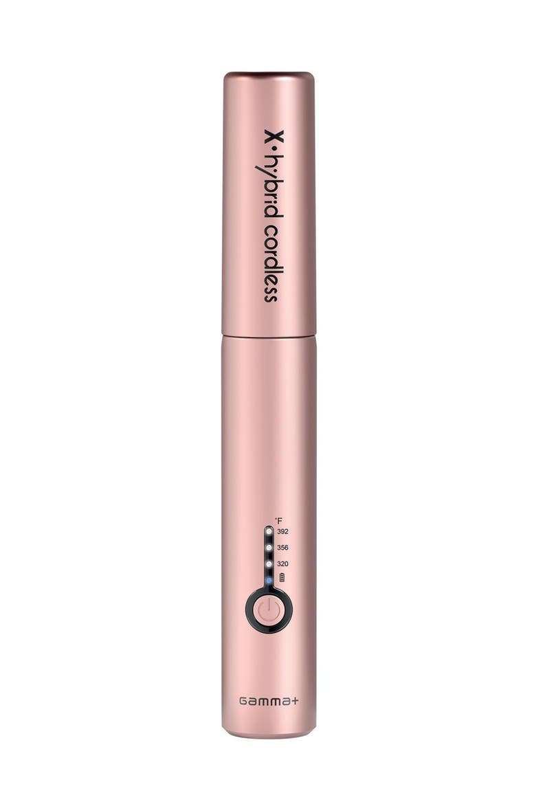 X-Hybrid Cordless Ceramic Touch-Up Flat Iron, Alternate, color, Pink