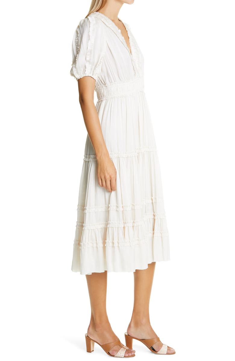 Ulla Johnson Ines Midi Dress, Alternate, color, 