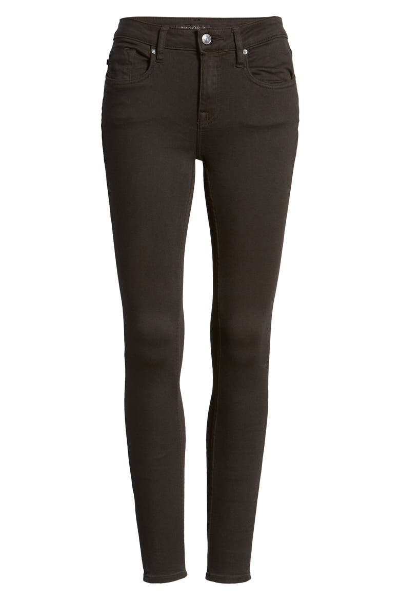 Marley Ankle Skinny Jeans, Alternate, color, BLACK