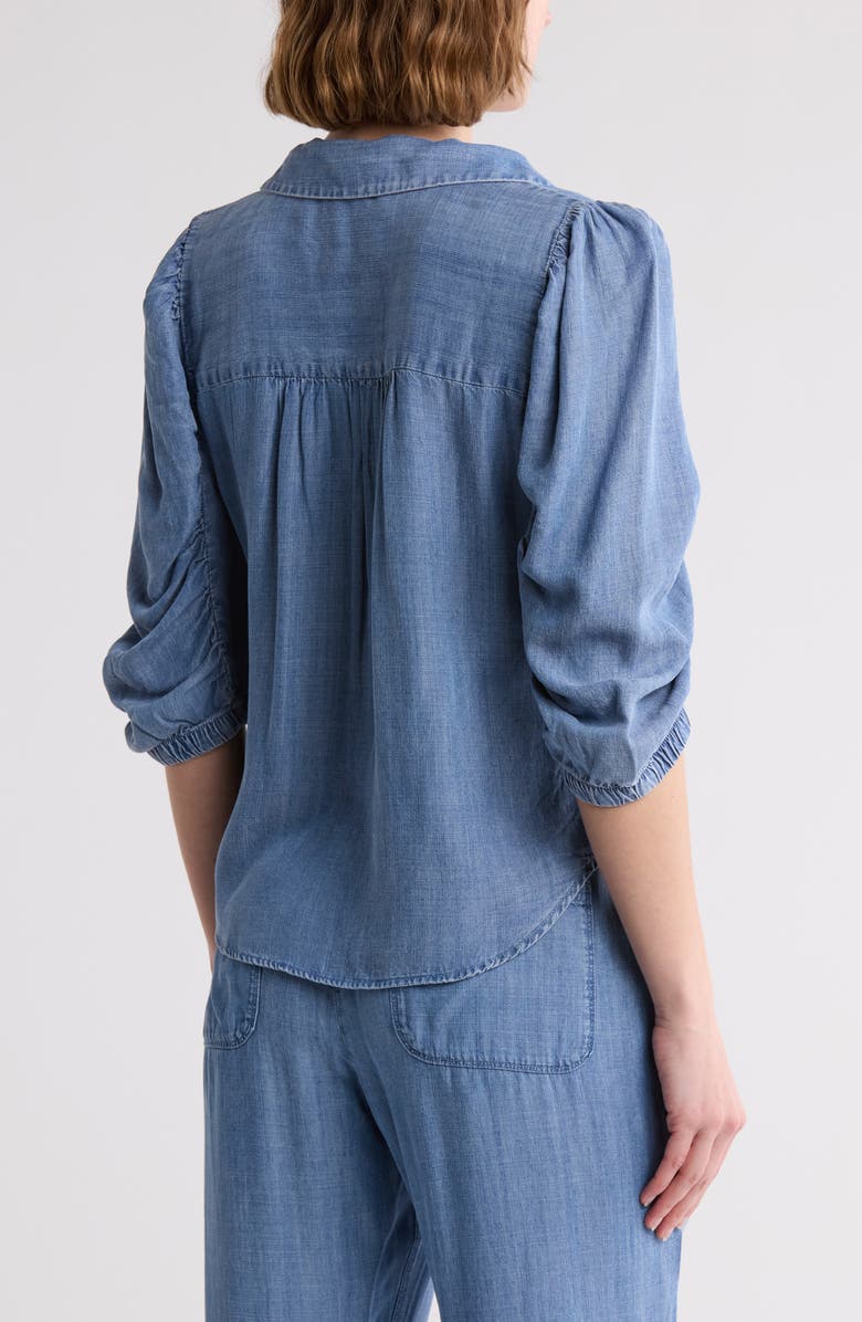 Splendid Toulouse Puff Sleeve Button-Up Shirt, Alternate, color,