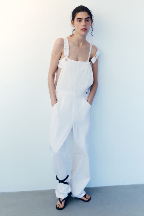 Cotton Denim Dungarees