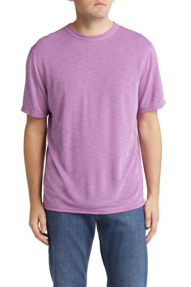 Reversible Flip Sky Performance T-Shirt, Main, color, PERVINCA PURPLE