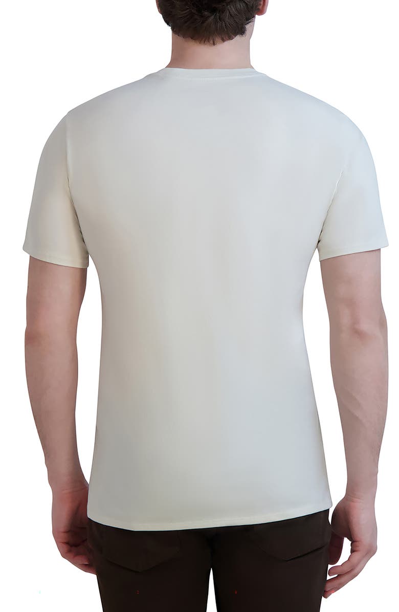 KARL LAGERFELD PARIS Outline Square Logo Graphic Print T-Shirt, Alternate, color, 