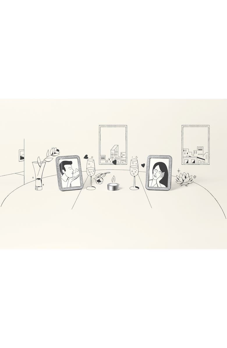 Swarovski Minera Crystal Picture Frame, Alternate, color, Silver Tone