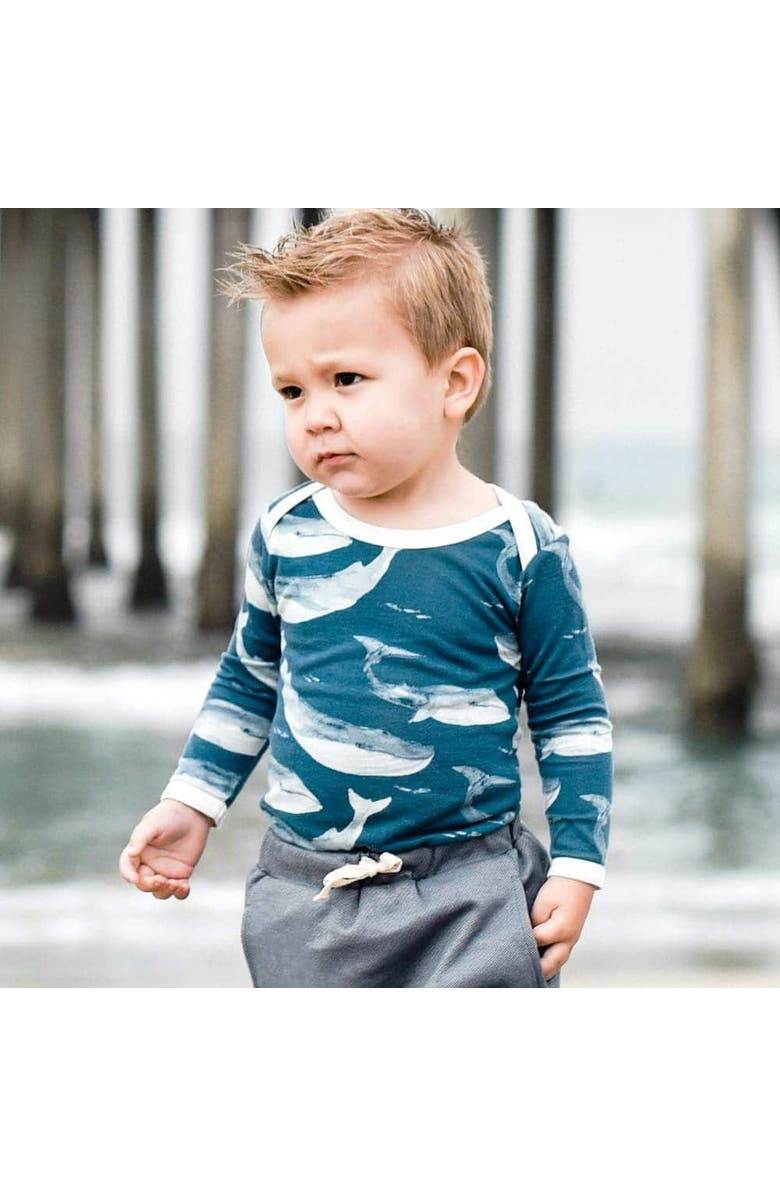 Milkbarn Long Sleeve One Piece, Alternate, color, Bumblebee