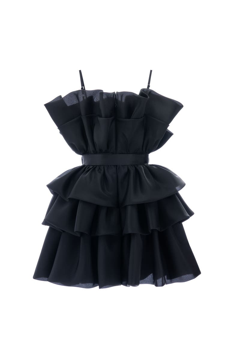 Tulleen Noella Dress, Alternate, color, Black