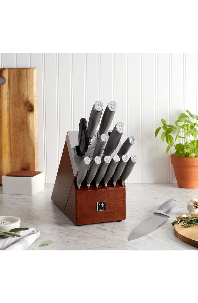 HENCKELS CUTLERY MODERNIST 14-PC SS KNIFE SET, Alternate, color, Stainless Steel