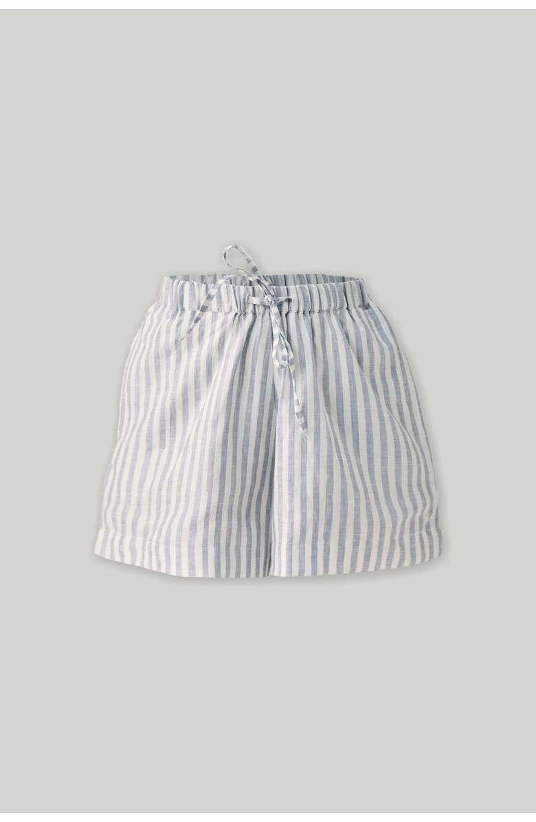 Reistor Relaxed Fit Striped Shorts, Alternate, color, Striped Linen